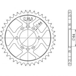 CORONA IN ACCIAIO PASSO 520 - Z 40 DENTI (DIS.14310)