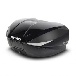 Abdeckung für SHAD SH58X Motorrad-Topcase schwarz metallic