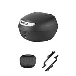 SHAD SH26 Top case kit black 26L with rear rack