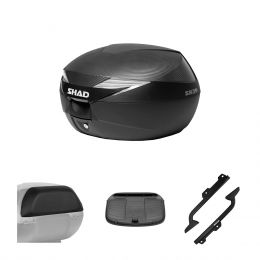 SHAD SH39 Top case kit carbon look 39L with rear rack