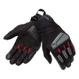 T.UR g-four summer gloves black red with European approval