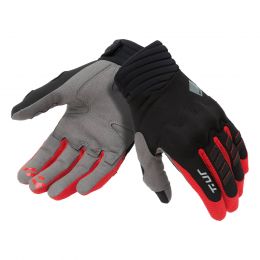 T.UR g-six summer gloves black red with European certification