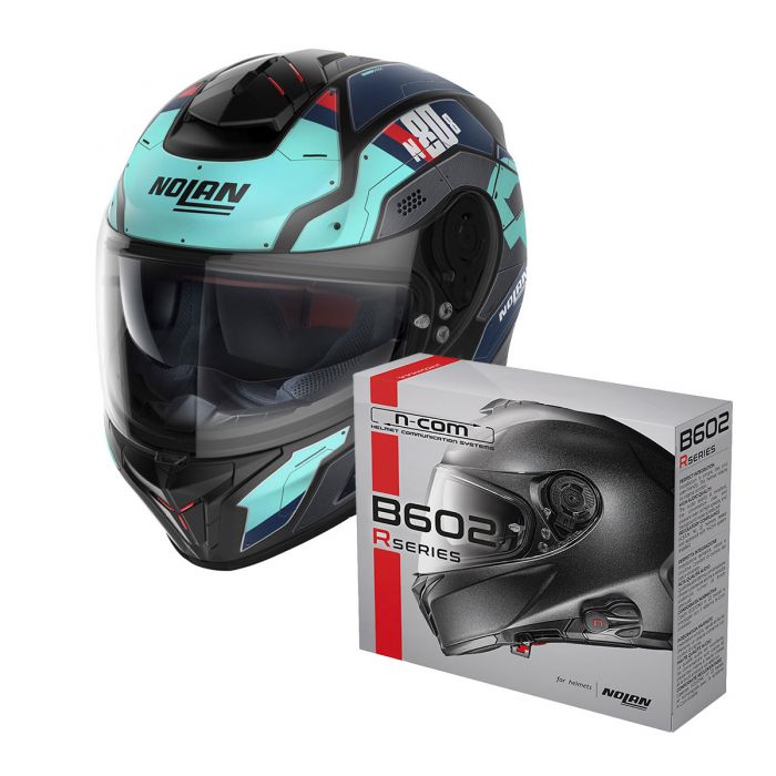 Casco Moto Integrale Nolan N87 Plus Bianco N-Com