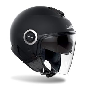 Casque Jet AIROH Helyos Noir Mat