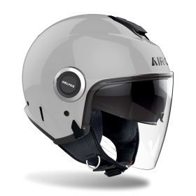 Casco Jet AIROH Helyos Grigio Cemento Lucido