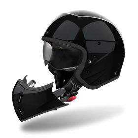 Jet Helmet AIROH J 110 Black Gloss