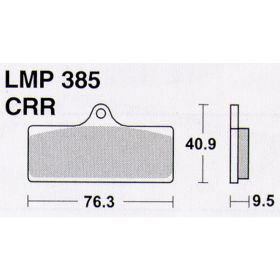 MOTORRAD BREMSBELäGE AP RACING LMP385 CRR