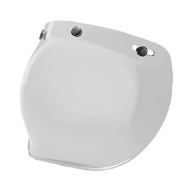 Visière à 3 boutons transparente pour casque Bell Custom 500