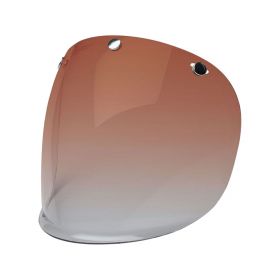 Bell Custom 500 Helmet Visor 3-Snap Flat Amber Gradient