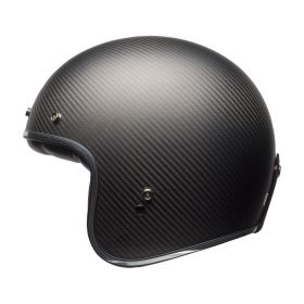 Casco Jet Cafe Racer BELL Custom 500 Carbon 22.06 Nero Opaco