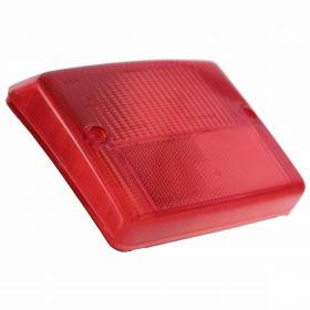 Red BOSATTA rear light made of high-visibility and safety plastic