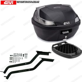 Pare-brise moto modulable universel GIVI Airflow 52x52cm pas cher - EMP