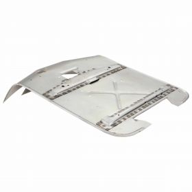 CARLUCCI Sheet Metal Shield and Footrest 700x462 mm 2 cross holes for footrests