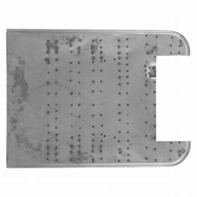 CARLUCCI sheet metal for oiled 6 crossbars and trapezoidal cable pass-through