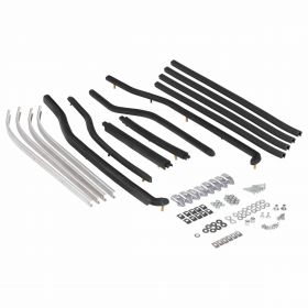 Bandes de marchepied LAMBRETTA HOME KIT avec 4 barres avant et 6 barres arrière