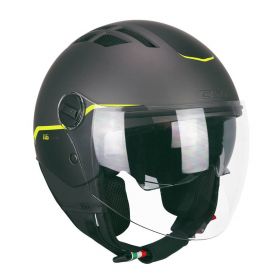 Jet Helmet CGM 116G AIR BICO Graphite Matte Fluorescent Yellow