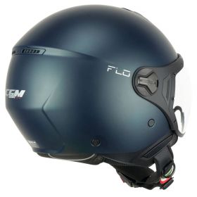 Casque Jet CGM 167A FLO MONO Satiné Pétrole Visière Profilé