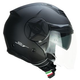 Demi Jet Helmet CGM 169A ILLI MONO Matte Black