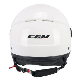 Casque Jet CGM 191A PIX MONO Blanc Visière Profilé