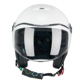 Kinder Jet Helm CGM 261A MINI MONO Weiß