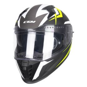 Casques Integraux CGM 311G BLAST SPORT Noir Mat Jaune Fluo