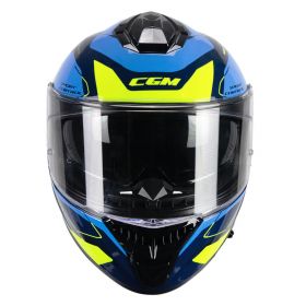 Casco Integrale CGM 360S KAD RACE Blu Giallo Fluo