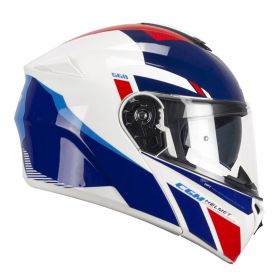 Casco Modulare CGM 568S BER SPORT Bianco Blu Rosso