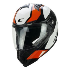 Dual Road Helmet CGM 666G TWIN RANGER White Orange
