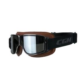 CGM 705V Kalifornische Motorradbrille mit brauner verspiegelter Linse zugelassen