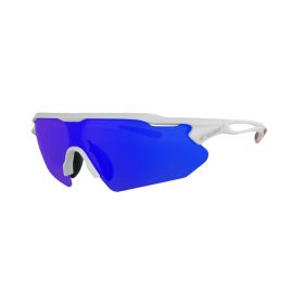 CGM 770A FLY Iridium Plus Weiß Blaue Linse Bike- und Skibrille zugelassen