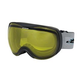 Ski Maske CGM 780A JOY Schwarz Gelbe Linse zugelassen