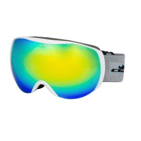 Ski Brille CGM 780A JOY Weiß IRIDIUM PLUS Gold zugelassen