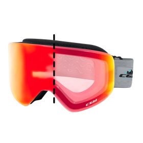 Maschera Sci CGM 781A MAG Nero Lente Fotocromatica IRIDIUM PLUS Rossa Omologato