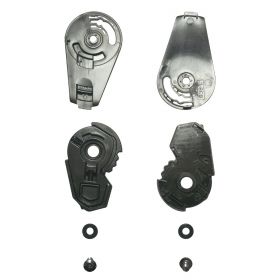 Kit de fixation Visor-Chinstrap noir pour casque modulaire CGM 568 BER