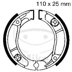 EBC BREMSBACKEN MIT FEDERN HINTEN HONDA XR 600 R PE04