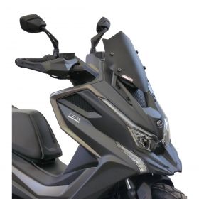 Pare-brise de scooter FABBRI noir sport 280x375mm impression anti-reflet