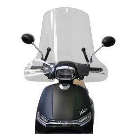 Pare-brise transparent haut de scooter FABBIR 740x505mm