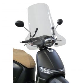 Pare-brise transparent haut de scooter FABBIR 740x505mm