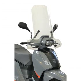 Pare-brise haut transparent FABBRI pour scooter 710x510mm