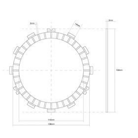 KUPPLUNGSSCHEIBE FCC 741248