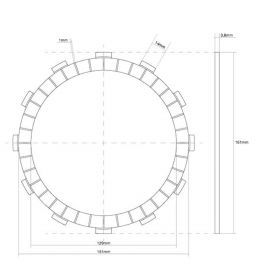 Kupplungsscheibe FCC 741256