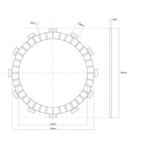 Kupplungsscheibe FCC 741351