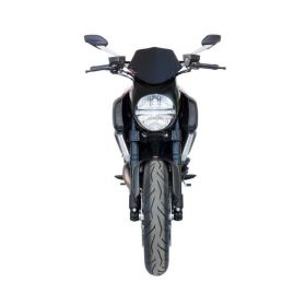 FABBRI Motorrad-Windschutzscheibe Schwarz Gen-X 310x320mm für Ducati