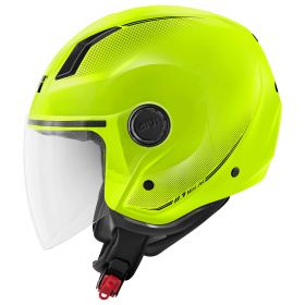 Demi Jet Helmet GIVI 11.7 Solid Lime Yellow