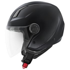 Demi Jet Helm GIVI 11.7 Solid Mattschwarz