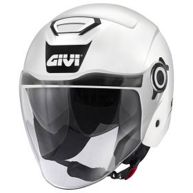 Casco Jet GIVI 12.5 Solid Bianco Lucido