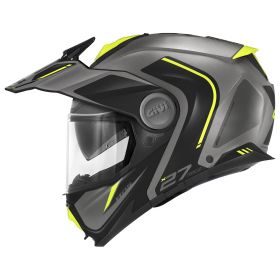 Casque Modulable GIVI X27 Tourer Graphic Jaune Titane Mat