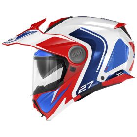 Casco Modulare GIVI X27 Tourer Graphic Bianco Blu Rosso