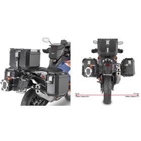 GIVI PLO7713CAM PORTAVALIGIE LATERALE