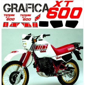 KIT ADESIVI STICKERS NERO ROSSO GRAFICA